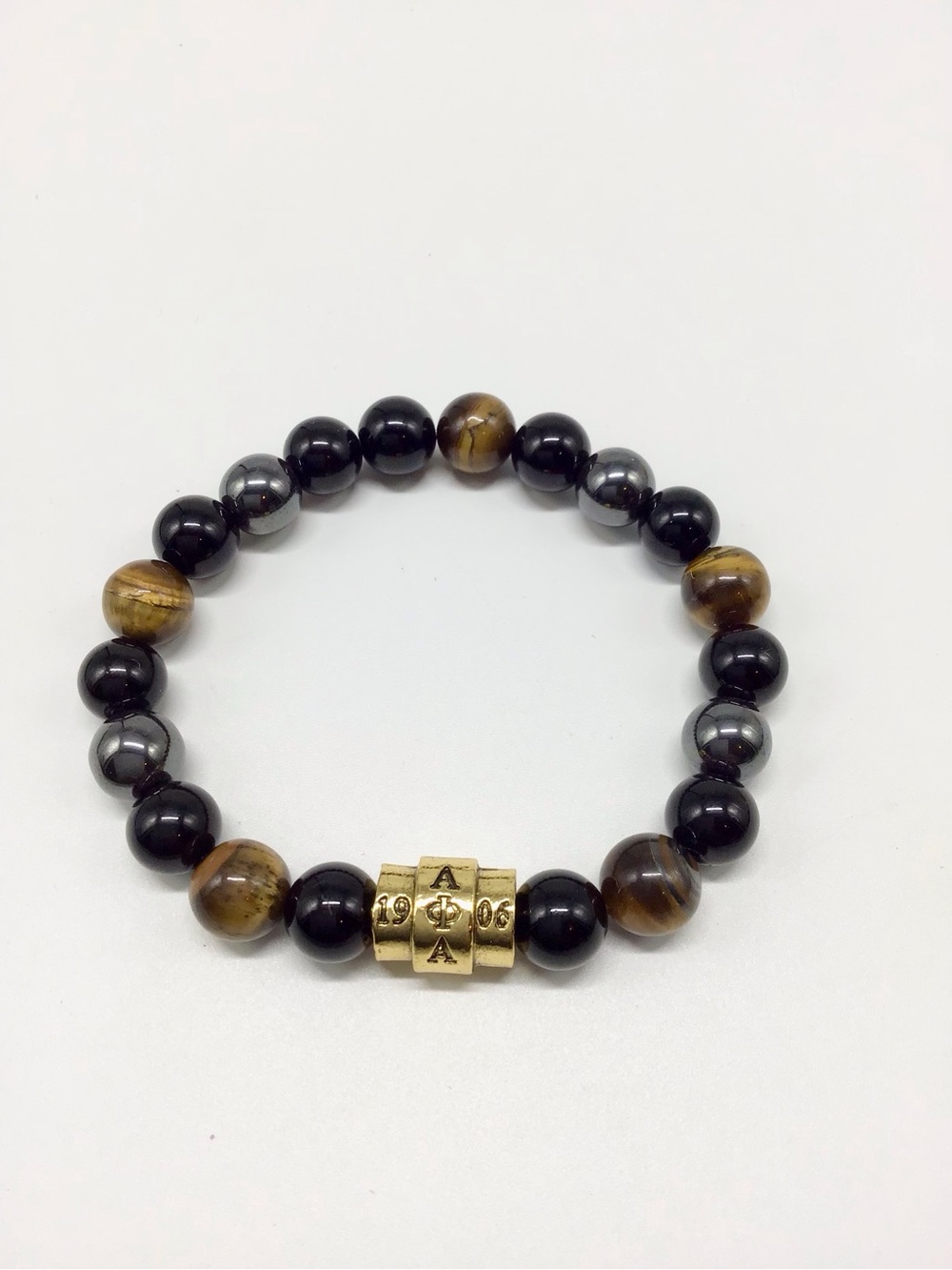 Alpha Phi Alpha Stone Beaded Bracelet - Picture 3 of 5
